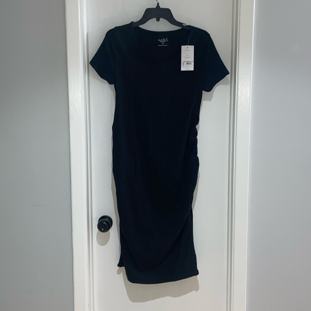 Black maternity dress